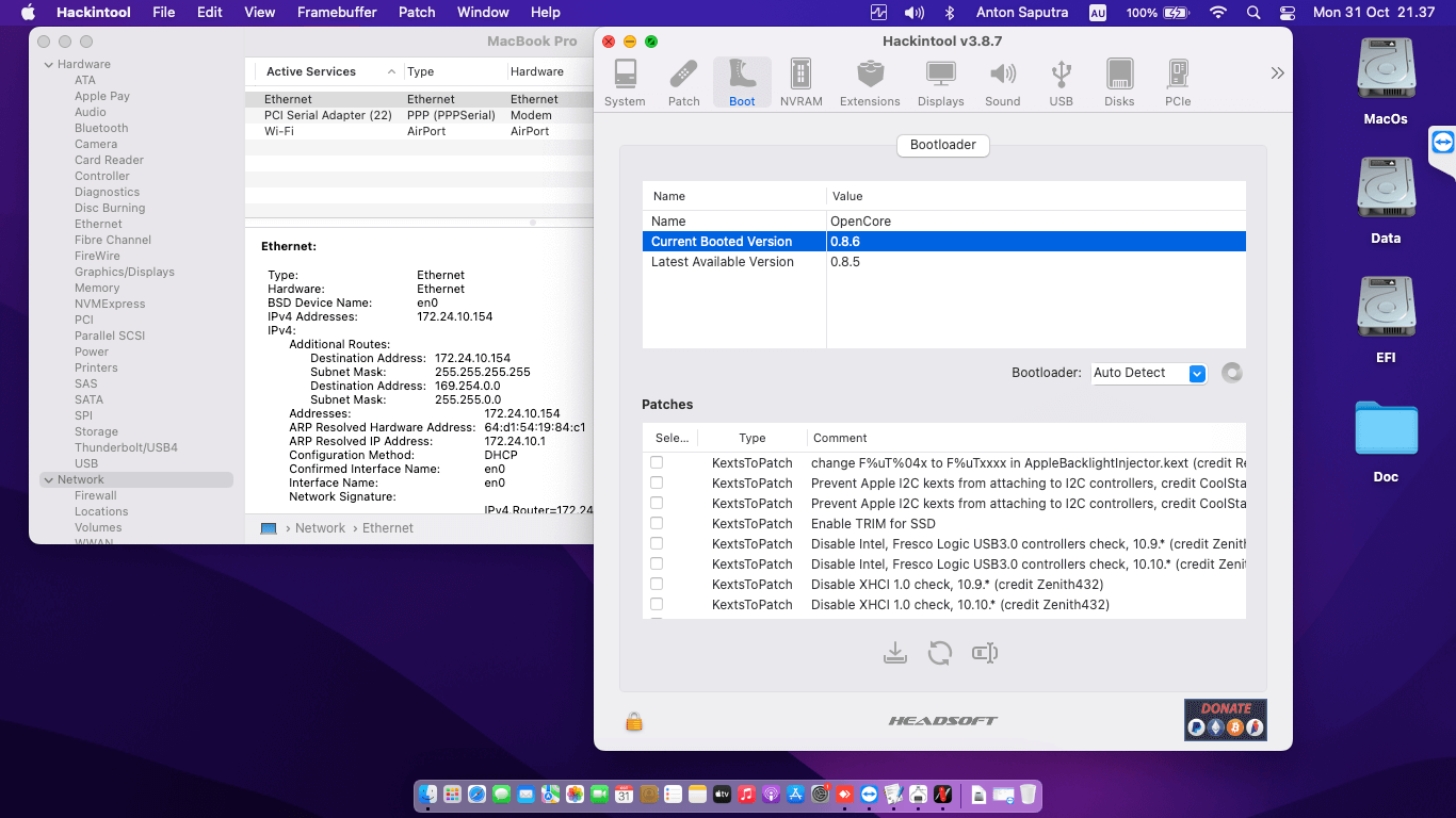 Lenovo Thinkpad X270 3rd [KabyLake   Intel HD 620 + PS2]   OpenCore 9